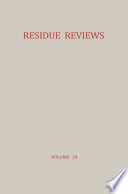 Decontamination of Pesticide Residues in the Environment : Atlantic City Meetings of the American Chemical Society September 1968 /