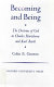 Becoming and being : the doctrine of God in Charles Hartshorne and Karl Barth /