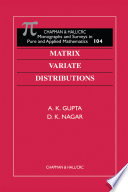 Matrix Variate Distributions.