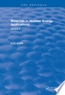 Materials in nuclear energy applications.