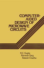 Computer-aided design of microwave circuits /