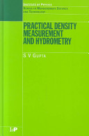 Practical density measurement and hydrometry /
