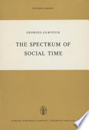 The Spectrum of Social Time /