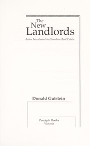 The new landlords : Asian investment in Canadian real estate /