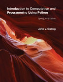 Introduction to computation and programming using Python /