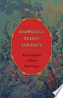 Knowledge, reason, and taste : Kant's response to Hume /