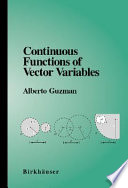 Continuous functions of vector variables /
