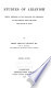 Studies of Arianism : chiefly referring to the character and chronology of the reaction which followed the Council of Nicaea /