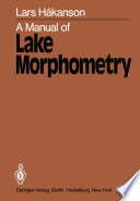 A Manual of Lake Morphometry /