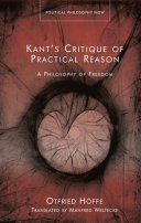 Kant's Critique of practical reason : a philosophy of freedom /