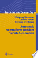 Automatic nonuniform random variate generation /