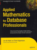 Applied mathematics for database professionals /