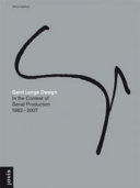 Gerd Lange design : in the context of serial production, 1962-2007 /