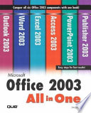 Microsoft Office 2003 all-in-one /