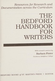 Resources for research and documentation across the curriculum [to accompany] The Bedford handbook for writers /