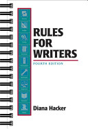 Rules for writers : a brief handbook /