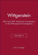 Wittgenstein, mind and will /