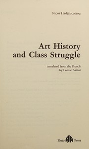Art history and class struggle /
