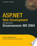 ASP.NET web development with Macromedia Dreamweaver MX 2004 /