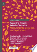 Surveying Climate-Relevant Behavior : Measurements, Obstacles, and Implications /