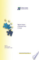 Regional Aspects of Monetary Policy in Europe /