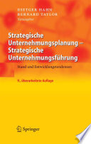 Strategische Unternehmungsplanung : Stand und Entwicklungstendenzen.