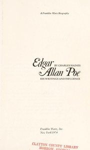 Edgar Allan Poe: his writings and influence.