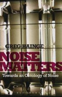Noise matters : towards an ontology of noise /