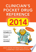 Clinician's pocket drug reference 2014 /