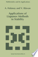 Applications of Liapunov Methods in Stability /