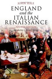 England and the Italian Renaissance : the growth of interest in its history and art /