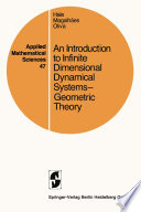 An Introduction to Infinite Dimensional Dynamical Systems - Geometric Theory /