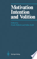 Motivation, Intention, and Volition /