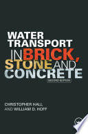 Water transport in brick, stone and concrete /