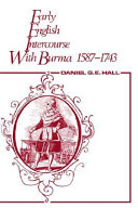 Early English intercourse with Burma, 1587-1743 /