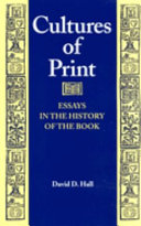 Cultures of print : essays in the history of the book /