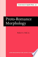 Proto-romance morphology /