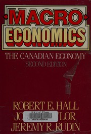 Macroeconomics : the Canadian economy /