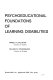 Psychoeducational foundations of learning disabilities /