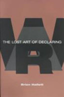 The lost art of declaring war /