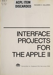Interface projects for the Apple II /