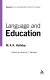 Language and education /