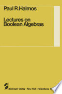 Lectures on Boolean Algebras /