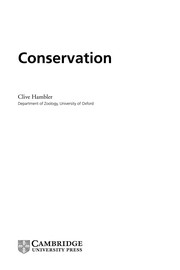 Conservation /