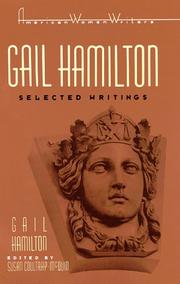 Gail Hamilton select writings /