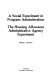 A social experiment in program administration : the housing allowance administrative agency experiment /