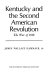 Kentucky and the second American revolution : the War of 1812 /