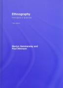 Ethnography : principles in practice /