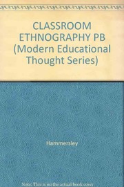 Classroom ethnography : empirical and methodological essays /