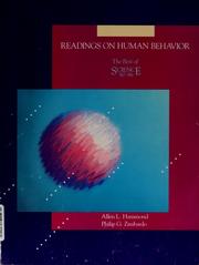 Readings on human behavior : the best of science '80-'86 /